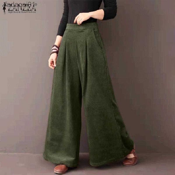 zanzea vintage corduroy pants women wide leg trousers casual high elastic waist long pantalon palazzo solid turnip l230621, Black;white
zanzea vintage corduroy pants women wide leg trousers casual high elastic waist long pantalon palazzo solid turnip l230621, Black;white