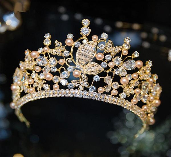 new golden crown wedding hair accessories tiara handmade bridal crowns vintage beauty gold pearl prom headpiece6835479, Silver
new golden crown wedding hair accessories tiara handmade bridal crowns vintage beauty gold pearl prom headpiece6835479, Silver