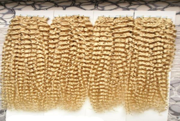 613 bleach blonde tape in human hair extensions 10quot26quot 400g 160pcs kinky curly european skin weft human hair extension3268598, Black
613 bleach blonde tape in human hair extensions 10quot26quot 400g 160pcs kinky curly european skin weft human hair extension3268598, Black