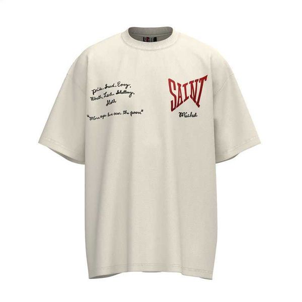 saint michael embroidery t-shirts hip-hop short sleeves tees man women t shirts men vintage summer loose tee distreed destroy rock outfits, White;black
saint michael embroidery t-shirts hip-hop short sleeves tees man women t shirts men vintage summer loose tee distreed destroy rock outfits, White;black