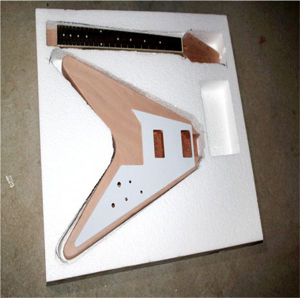 factory electric v shape semifinished guitar kitsdiy guitarno paintmahogany body and neckwhite pickguardcan be changed4039797
factory electric v shape semifinished guitar kitsdiy guitarno paintmahogany body and neckwhite pickguardcan be changed4039797