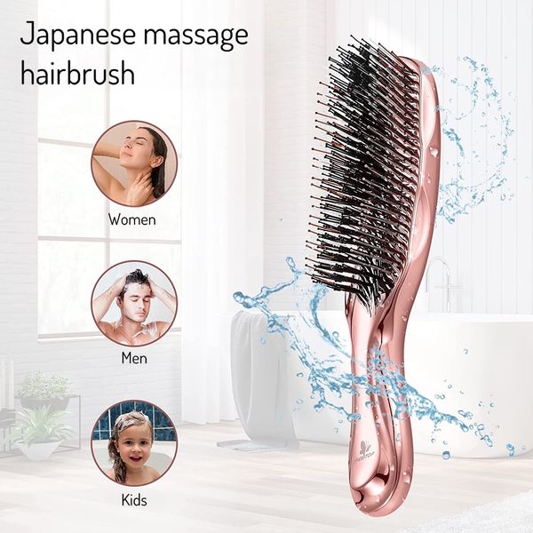 japanese premium head massager scalp brush hair massager shampoo brush wet plastic detangling brush hair cleaning comb rose gold, Silver
japanese premium head massager scalp brush hair massager shampoo brush wet plastic detangling brush hair cleaning comb rose gold, Silver