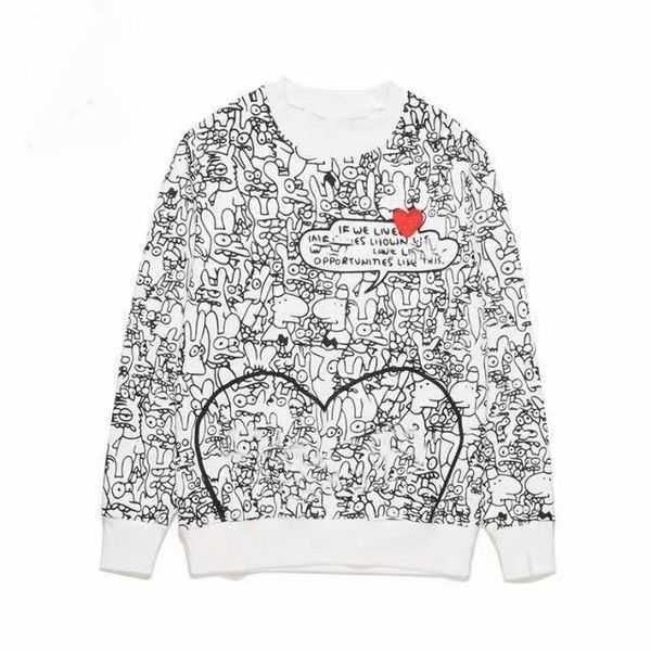 men's women's play designer sweatshirts sleeve crew jumper couple neck letter print on sale, Black
men's women's play designer sweatshirts sleeve crew jumper couple neck letter print on sale, Black