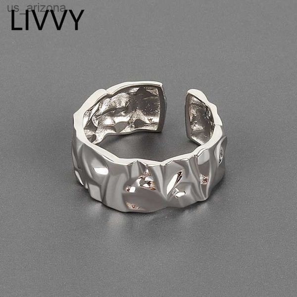 livvy concave-convex irregular surface wide ring women vintage jewelry neutral style simple open ring gift l230620, Silver
livvy concave-convex irregular surface wide ring women vintage jewelry neutral style simple open ring gift l230620, Silver