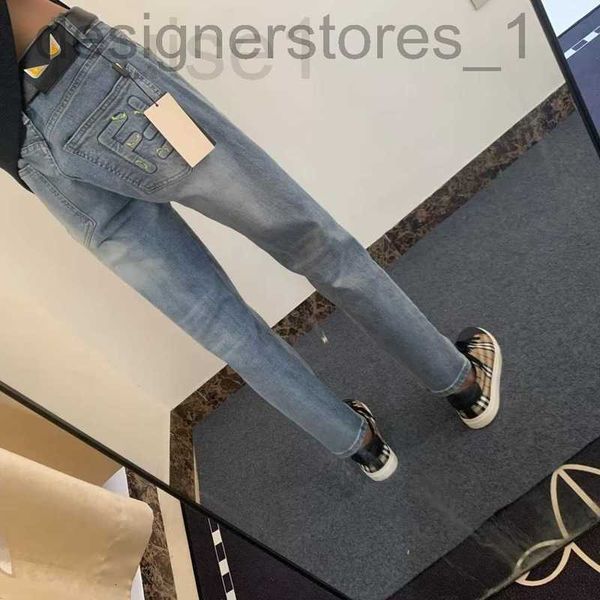 men's jeans designer designer spring and autumn new embroidery letter straight slim fit feet elastic cropped pants d00m 7ykb, Blue
men's jeans designer designer spring and autumn new embroidery letter straight slim fit feet elastic cropped pants d00m 7ykb, Blue