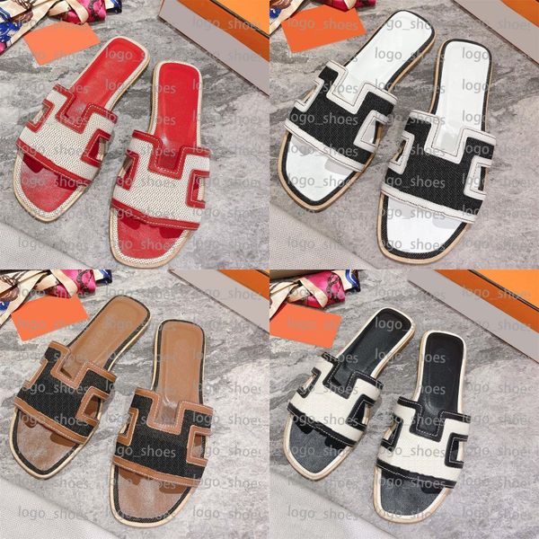 summer casual slides h designer embroidery leather womens slipper outdoor sandal size 35-40, Black
summer casual slides h designer embroidery leather womens slipper outdoor sandal size 35-40, Black