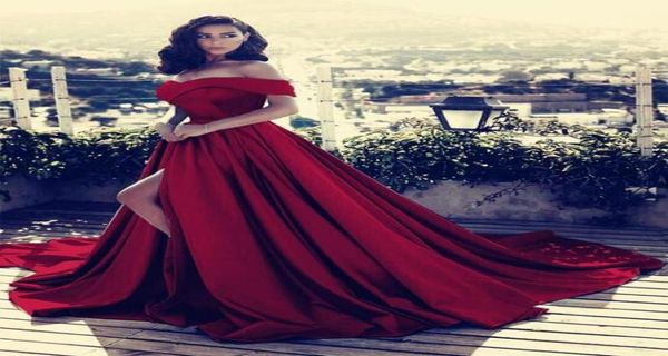 2018 burgundy arabic evening dresses sky blue satin off shoulder sweep train long plus size side slits formal prom dress party pag7049956, Black;red
2018 burgundy arabic evening dresses sky blue satin off shoulder sweep train long plus size side slits formal prom dress party pag7049956, Black;red