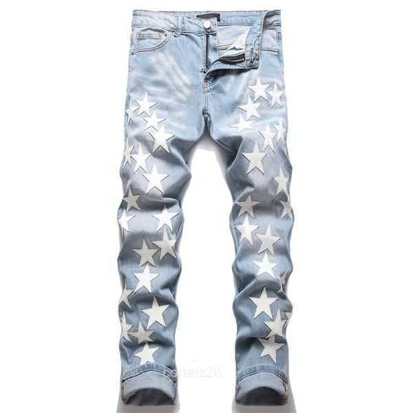mens jeans designer pant slim fit elastic embroidery fashion jean style cat whisker whitening men's broken hole same 1 qqqj, Blue
mens jeans designer pant slim fit elastic embroidery fashion jean style cat whisker whitening men's broken hole same 1 qqqj, Blue