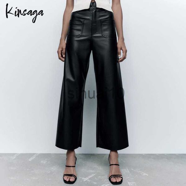 women's pants capris boyfriend straight high waist faux leather pants women casual streetwear loose wide leg pu cargo female full lengt, Black;white
women's pants capris boyfriend straight high waist faux leather pants women casual streetwear loose wide leg pu cargo female full lengt, Black;white