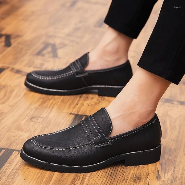 dress shoes fashion groom lychee grain leather wedding men casual loafers business formal footwear zapatos hombre, Black
dress shoes fashion groom lychee grain leather wedding men casual loafers business formal footwear zapatos hombre, Black