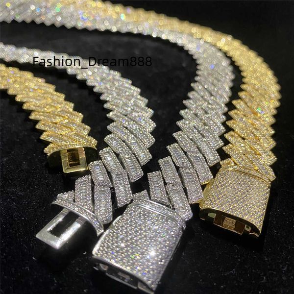 custom hip hop 18mm cuban chains sparkling moissanite rock brass cubic zirconia necklace men's and women's jewelry gifts, Silver
custom hip hop 18mm cuban chains sparkling moissanite rock brass cubic zirconia necklace men's and women's jewelry gifts, Silver