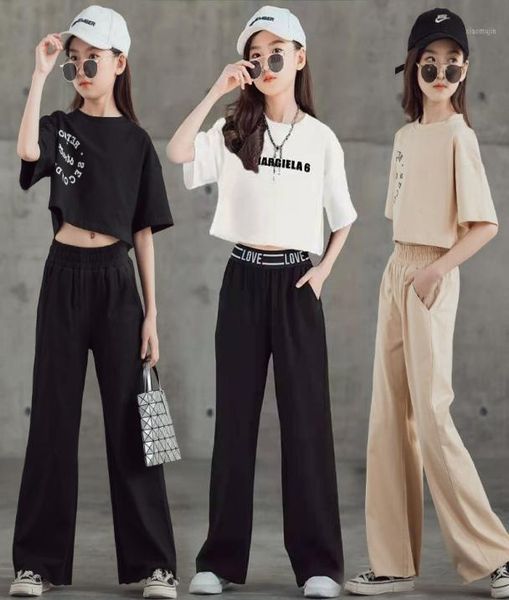 clothing sets clothes for girls summer casual letter tshirt high waist wide leg pants 2pcs 2021 kids tracksuit black teens2515450, White
clothing sets clothes for girls summer casual letter tshirt high waist wide leg pants 2pcs 2021 kids tracksuit black teens2515450, White