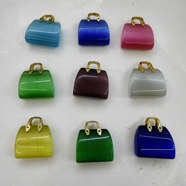 style natural opal stone pendant necklaces women handbag necklace bag jewelry friendship gift pendant, Silver
style natural opal stone pendant necklaces women handbag necklace bag jewelry friendship gift pendant, Silver