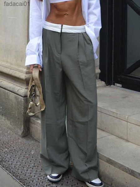 weekeep streetwear baggy suit pants vintage patchwork low rise straight casual pants korean fashion women capris jogging trouser l230621, Black;white
weekeep streetwear baggy suit pants vintage patchwork low rise straight casual pants korean fashion women capris jogging trouser l230621, Black;white