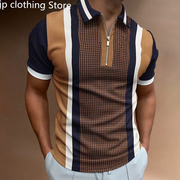 men's polos summer chic plaid stripe golf casual polo shirts polo shirts collar zipper design men street clothes polo t shirt for men 2, White;black
men's polos summer chic plaid stripe golf casual polo shirts polo shirts collar zipper design men street clothes polo t shirt for men 2, White;black
