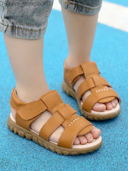 sandals sandals soft real leather sandals kids anti-slip baby genuine leather shoes for girl boy summer footwear beach sandals aa230424 z230, Black;red
sandals sandals soft real leather sandals kids anti-slip baby genuine leather shoes for girl boy summer footwear beach sandals aa230424 z230, Black;red