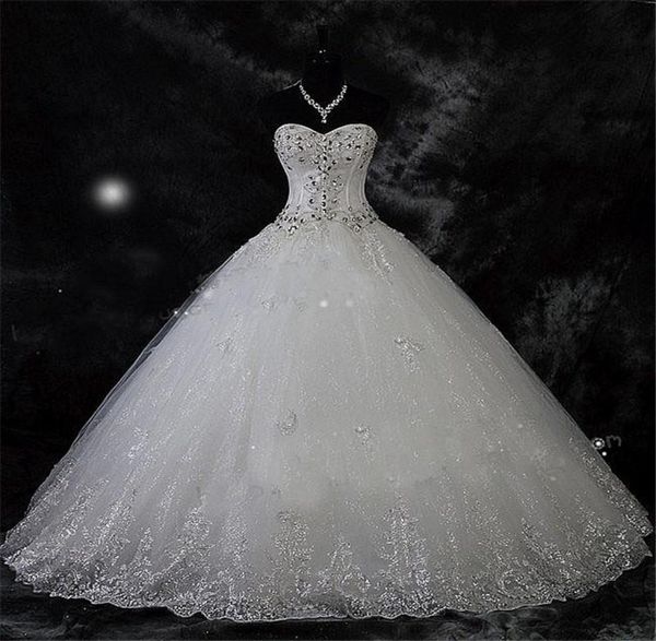 sparkling beading crystal 2019 wedding bridal gowns lace rhinestone plus size robe de mariage ball gown wedding dresses vestido de4652993, White
sparkling beading crystal 2019 wedding bridal gowns lace rhinestone plus size robe de mariage ball gown wedding dresses vestido de4652993, White