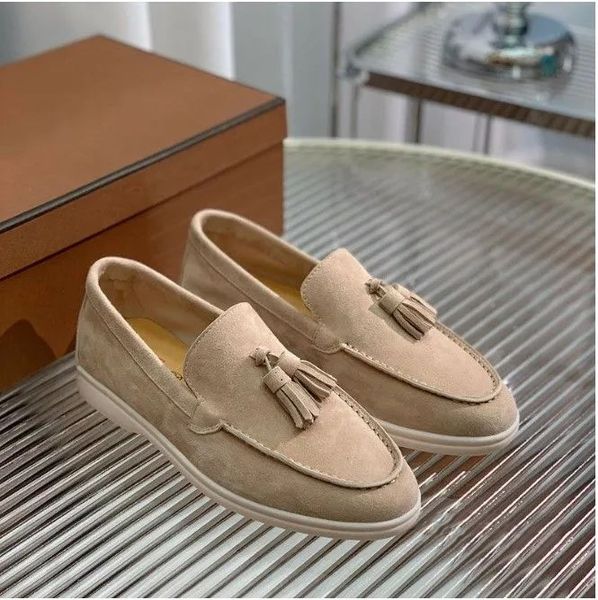 casual shoes luxury couples shoes fringe embellished flat heels walk charms suede loafers moccasins women's designer leather sole dress, Black
casual shoes luxury couples shoes fringe embellished flat heels walk charms suede loafers moccasins women's designer leather sole dress, Black