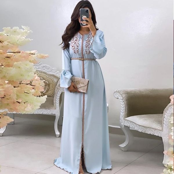 sky blue elegant muslim evening dresses prom long sleeves front slit sheath beaded lace dubai arabic caftan mint formal dress evening gown, Black;red
sky blue elegant muslim evening dresses prom long sleeves front slit sheath beaded lace dubai arabic caftan mint formal dress evening gown, Black;red