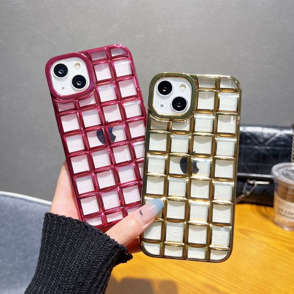 fashion simple electroplating braided plaid anti-fall protective phone case for iphone 14 13 12 pro max
fashion simple electroplating braided plaid anti-fall protective phone case for iphone 14 13 12 pro max