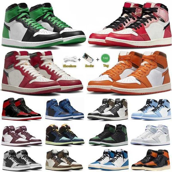 1 jumpman 1s mens basketball shoes spider-verse bred patent starfish chicago lost found university dark mocha lucky green men women trainers
1 jumpman 1s mens basketball shoes spider-verse bred patent starfish chicago lost found university dark mocha lucky green men women trainers