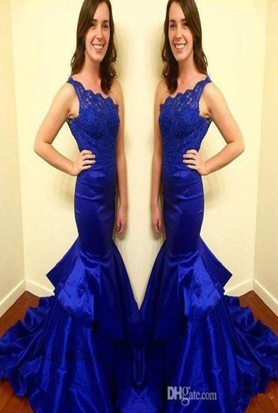 2019 royal blue one shoulder arabic prom dress elegant south african lace bodice long graduation evening party gown plus size cust8228125, Black
2019 royal blue one shoulder arabic prom dress elegant south african lace bodice long graduation evening party gown plus size cust8228125, Black