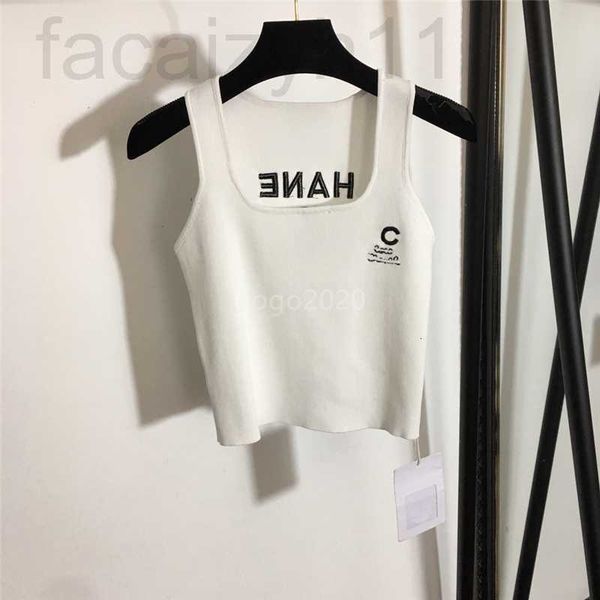 women's t-shirt designer 2022 women summer knit tee with letter embroidery female casual milan runway cotton tank crop t-shirt clothin, White
women's t-shirt designer 2022 women summer knit tee with letter embroidery female casual milan runway cotton tank crop t-shirt clothin, White