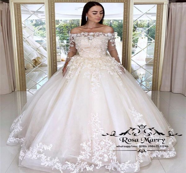 princess lace ball gown wedding dresses 2019 off shoulder long sleeves 3d floral victorian princess vestido de novia bridal gowns8925737, White
princess lace ball gown wedding dresses 2019 off shoulder long sleeves 3d floral victorian princess vestido de novia bridal gowns8925737, White