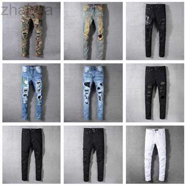 jeans mens classic hip hop pants distressed ripped biker jean slim fit motorcycle denim jeans, Blue
jeans mens classic hip hop pants distressed ripped biker jean slim fit motorcycle denim jeans, Blue