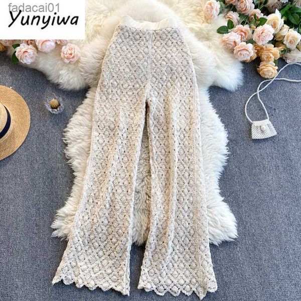 elegant lace hook flower solid pants women high waist hip flare long pantalones mujer spring 2021 new ol trousers l230621, Black;white
elegant lace hook flower solid pants women high waist hip flare long pantalones mujer spring 2021 new ol trousers l230621, Black;white