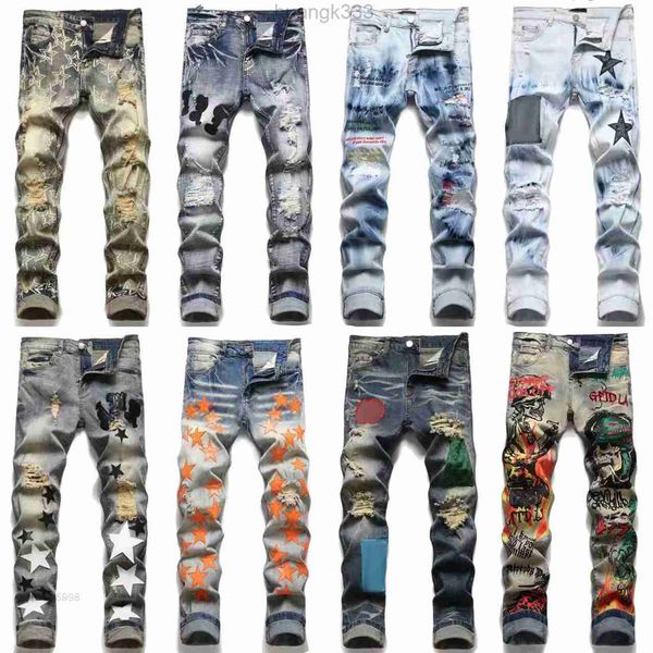 mens amirskling jeans jean straight fit pants personalized slim zipper star men embroidery trend motorcycle, Blue
mens amirskling jeans jean straight fit pants personalized slim zipper star men embroidery trend motorcycle, Blue