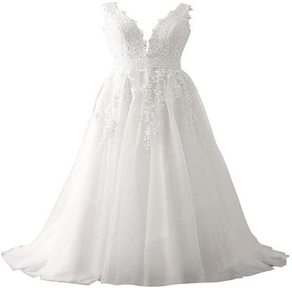 women039s wedding dress for bride lace applique princess ball gown dress v neck straps plus size wedding dresses bridal gowns5420168, White
women039s wedding dress for bride lace applique princess ball gown dress v neck straps plus size wedding dresses bridal gowns5420168, White