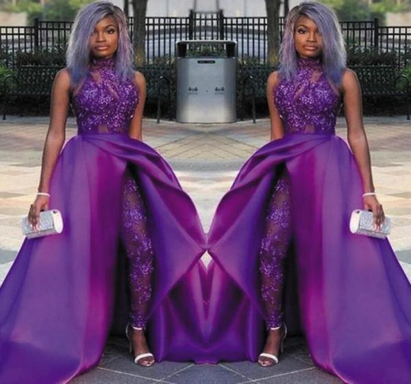purple evening dresses blingbling lace beading illusion long prom gowns satin overskirts black african long jumpsuits2997465, Black;red
purple evening dresses blingbling lace beading illusion long prom gowns satin overskirts black african long jumpsuits2997465, Black;red