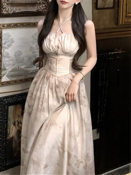 basic casual dresses chiffon for women sleeveless streetwear vintage dress sweet print midi spaghetti strap 2023 spring summer 230705, Black;gray
basic casual dresses chiffon for women sleeveless streetwear vintage dress sweet print midi spaghetti strap 2023 spring summer 230705, Black;gray