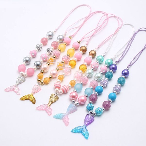 cute fish tail pendant adjustable rope necklace colorful chunky beads necklace gifts for child girls fashion jewelry, Red;brown
cute fish tail pendant adjustable rope necklace colorful chunky beads necklace gifts for child girls fashion jewelry, Red;brown