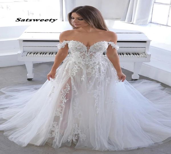 vestido de noiva off the shoulder boho wedding dresses tulle lace appliques beach bridal wedding gown5374880, White
vestido de noiva off the shoulder boho wedding dresses tulle lace appliques beach bridal wedding gown5374880, White
