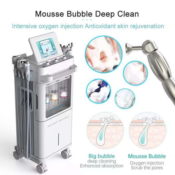9 in 1 hydra dermabrasion oxygen with mousse bubble facial machine aqua peel rf dermabrasion hydro facial machine, Black;white
9 in 1 hydra dermabrasion oxygen with mousse bubble facial machine aqua peel rf dermabrasion hydro facial machine, Black;white