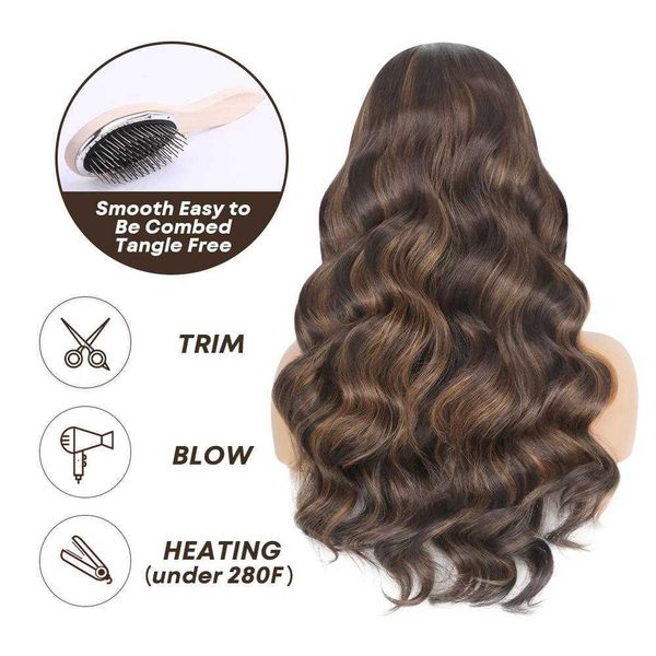 nxy highlight lace front wigs body wave lace frontal wigs synthetic blonde /red highlight with black colored with baby hair 230524, Black;brown
nxy highlight lace front wigs body wave lace frontal wigs synthetic blonde /red highlight with black colored with baby hair 230524, Black;brown