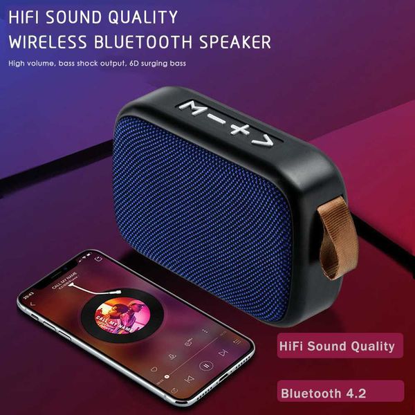 Image of Portable Speakers Wireless Bluetooth Speaker Sound Quality Support Card Speaker Portable Fabric Outdoor Household Speaker R230705