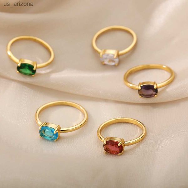 elegant birthstone rings for women stainless steel 12 birthstone couple finger ring femme wedding birthday jewelry gift bff 2023 l230620, Silver
elegant birthstone rings for women stainless steel 12 birthstone couple finger ring femme wedding birthday jewelry gift bff 2023 l230620, Silver