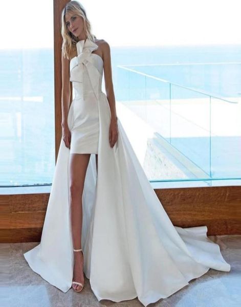 summer shortmini wedding dresses with detachable train satin long train bridal wedding gowns lace up back formal dress7952135, White
summer shortmini wedding dresses with detachable train satin long train bridal wedding gowns lace up back formal dress7952135, White