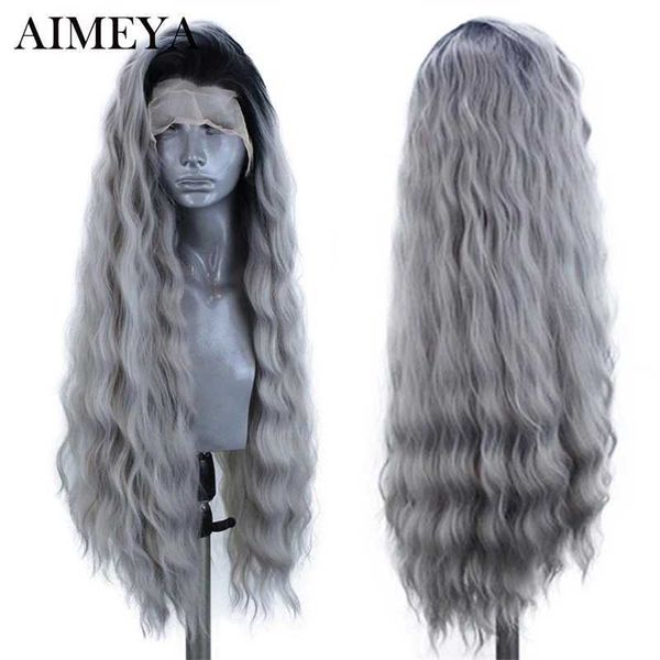 grey synthetic wigs for black women long natural wave lace wig part cosplay wig high temperature fiber wigs 230524, Black;brown
grey synthetic wigs for black women long natural wave lace wig part cosplay wig high temperature fiber wigs 230524, Black;brown