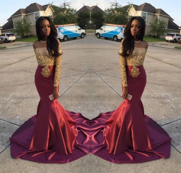 charming african style off shoulder prom dresses 2016 gold and burgundy evening gowns for black girls long sleeve sweep train form4685586
charming african style off shoulder prom dresses 2016 gold and burgundy evening gowns for black girls long sleeve sweep train form4685586