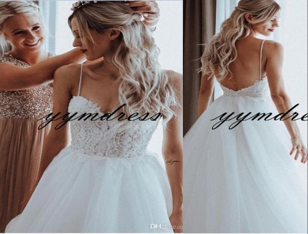 beaded pearls tulle a line boho wedding dresses sweep train spaghetti straps beach bridal gowns 2019 appliques wedding gowns for b1892386, White
beaded pearls tulle a line boho wedding dresses sweep train spaghetti straps beach bridal gowns 2019 appliques wedding gowns for b1892386, White