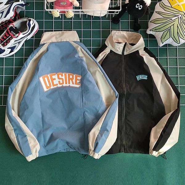 men's jackets hip hop patchwork varsity jackets mens spring autumn korean harajuku letter printed color block coats casual loose jacket, Black;brown
men's jackets hip hop patchwork varsity jackets mens spring autumn korean harajuku letter printed color block coats casual loose jacket, Black;brown
