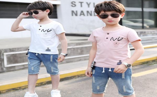 boys clothes summer 2019 cotton short sleeve tshirt hole blue jeans pants 2 pcs children clothes set fashion kids clothing3421836, White
boys clothes summer 2019 cotton short sleeve tshirt hole blue jeans pants 2 pcs children clothes set fashion kids clothing3421836, White