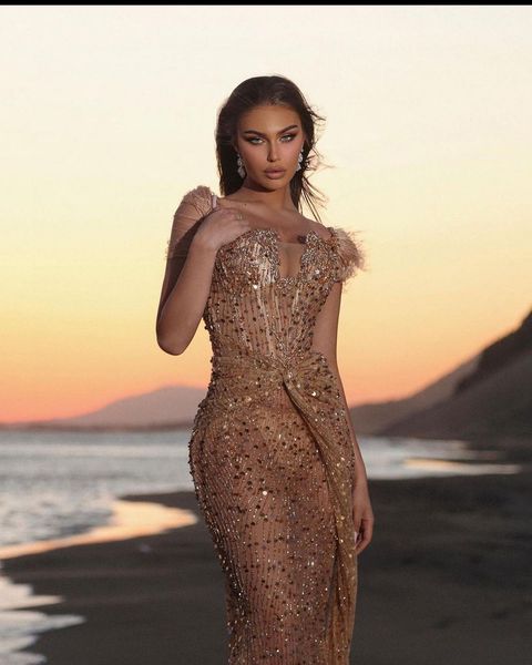 gorgeous mermaid prom dresses spaghetti with feathers stripe sequined pleats floor length backless custom made plus size party dress vestido, Black
gorgeous mermaid prom dresses spaghetti with feathers stripe sequined pleats floor length backless custom made plus size party dress vestido, Black