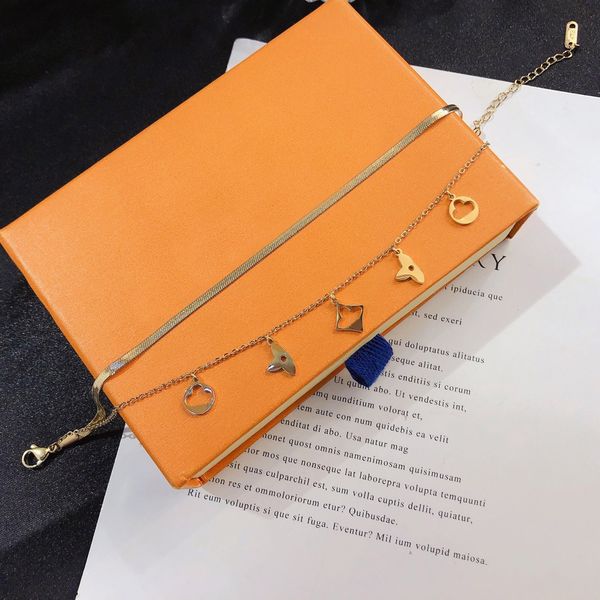 designer women 18k gold plated stainless steel anklets classic four-leaf clover anklets fashion wedding jewelry accessories wholesale y23176, Red;blue
designer women 18k gold plated stainless steel anklets classic four-leaf clover anklets fashion wedding jewelry accessories wholesale y23176, Red;blue