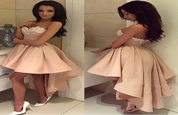 new high low blush pink homecoming dresses sweetheart with white lace appliques short mini party graduation dresses cocktail4402443, Blue;pink
new high low blush pink homecoming dresses sweetheart with white lace appliques short mini party graduation dresses cocktail4402443, Blue;pink