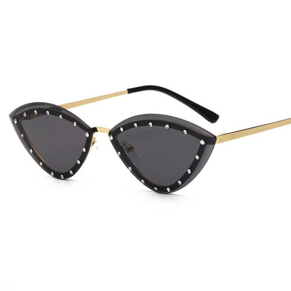 2023 new metal cat's eye small frame cut edge designer mens vintage sunglasses women brands for men women's trendy street glasses, White;black
2023 new metal cat's eye small frame cut edge designer mens vintage sunglasses women brands for men women's trendy street glasses, White;black